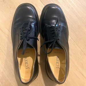 J. Crew Men's Black Leather Shoes made in Italy